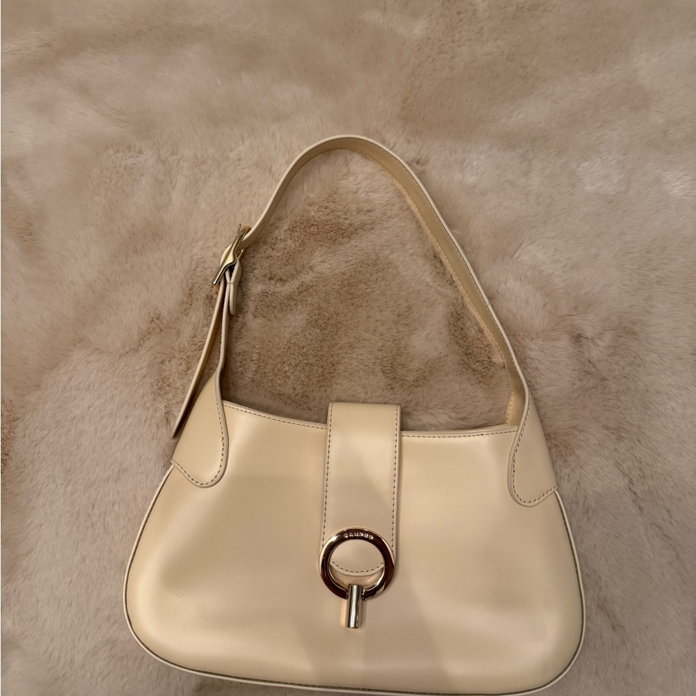 Sandro Cream Janet Shoulder Bag